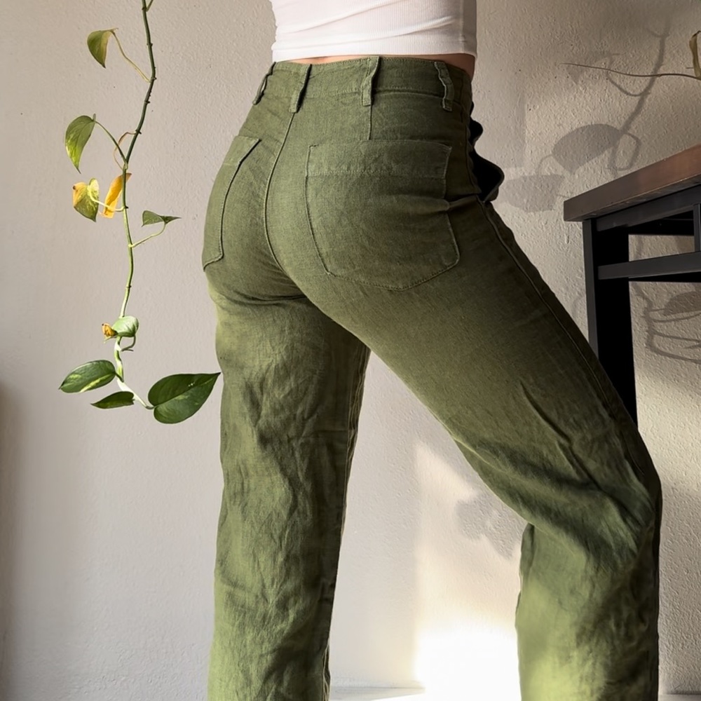 Dru Linen Pants-Velvet by Graham and Spencer